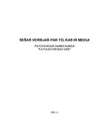 Konspekts 'Sešas versijas par to, kas ir mediji', 1.