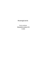 Referāts 'Matemātiskās statistikas SPSS pētījums', 1.