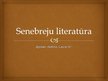 Prezentācija 'Senebreju literatūra', 1.