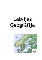 Konspekts 'Latvijas ģeogrāfija', 1.