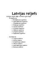 Konspekts 'Latvijas ģeogrāfija', 3.