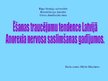 Prezentācija 'Ēšanas traucējumu tendence Latvijā Anorexia nervosa saslimšanas gadījumos', 1.