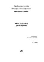 Konspekts 'Acne vulgaris', 1.