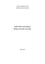 Konspekts 'Lobistu vides raksturojums ES un Latvijā', 1.