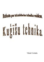 Referāts 'Tekstildarbu tehniku veidi. Kuģīšu tehnika', 1.