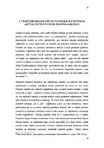 Referāts 'Veģetārisms kā diētas vai morālās nostājas atspoguļojums žurnālos "Una" un "Cosm', 18.