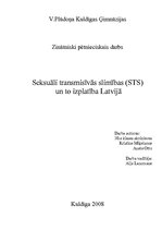 Referāts 'Seksuāli transmisīvās slimības un to izplatība Latvijā', 1.