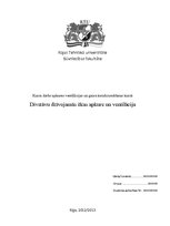 Paraugs 'Divstāvu dzīvojamās ēkas apkure un ventilācija', 1.