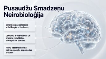Prezentācija 'Pusaudžu smadzeņu neirobioloģija', 1.