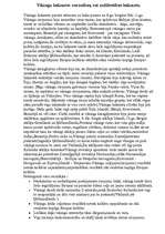 Eseja 'Vikingu laikmets - varonības vai nežēlastības laikmets', 1.