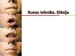 Prezentācija 'Runas tehnika. Dikcija', 1.