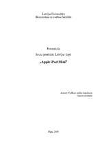 Konspekts 'Jauns produkts Latvijas tirgū "Apple iPod Mini"', 1.