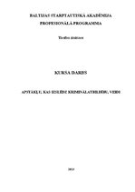 Referāts 'Apstākļu, kas izslēdz kriminālatbildību, veidi', 1.