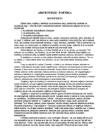 Konspekts 'Aristotelis "Poētika"', 1.