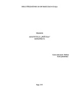 Konspekts 'Aristotelis "Poētika"', 4.