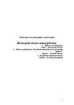 Eseja 'Manas atziņas, izlasot Dž.Greja, T.Likona un R.Kempbela grāmatas', 1.