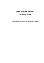 Referāts 'Ūdens svarīgākās funkcijas cilvēka organismā', 1.