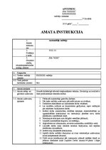 Paraugs 'Automobiļa vadītāja amata instrukcija', 1.