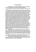 Eseja '"The Horse Whisperer" by Nicholas Evans', 1.