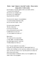 Konspekts 'Raiņa lugas "Jāzeps un viņa brāļi" analīze. Dinas nozīme Jāzepa dzīvē, trīs citā', 1.