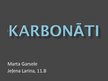 Prezentācija 'Karbonāti', 1.