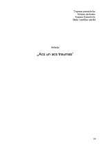 Konspekts 'Acs un tās traumas', 1.