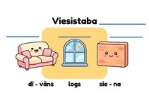 Prezentācija 'Latviešu valodas uzdevumi 1.–2. klasei', 5.
