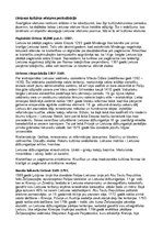 Konspekts 'Lietuvas kultūras vēsture (eksāmena jautājumi un atbildes)', 2.