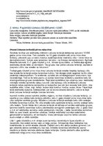 Konspekts 'Lietuvas kultūras vēsture (eksāmena jautājumi un atbildes)', 6.