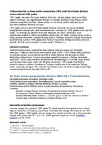 Konspekts 'Lietuvas kultūras vēsture (eksāmena jautājumi un atbildes)', 40.