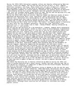 Eseja 'How and Why Did American Popular Culture Influence Australian Society in the 195', 1.