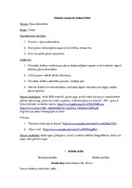 Konspekts 'Stundas konspekts dabaszinībās 3.klasei', 1.