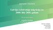 Referāts 'Latvijas iedzīvotāju migrācija no 2000. līdz 2018.gadam', 22.