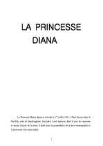 Referāts 'La Princesse Diana', 1.