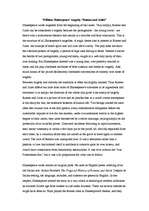 Eseja 'William Shakespeare Tragedy "Romeo and Juliet"', 1.