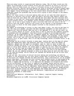 Eseja 'Organizational Behaviour Trends', 1.