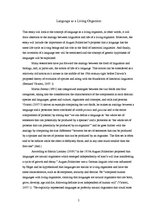 Eseja 'Language is a Living Organism', 2.