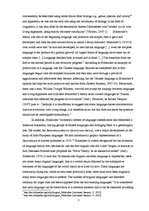 Eseja 'Language is a Living Organism', 3.