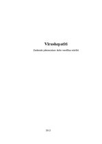 Referāts 'Vīrushepatīti', 1.