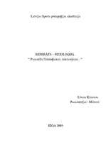 Referāts 'Pusaudžu fizioloģiskais raksturojums', 1.