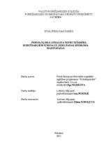 Diplomdarbs 'Psiholoģiskā atbalsta nepieciešamība robežsargiem stresa un izdegšanas sindroma ', 1.