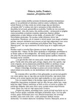 Konspekts 'Oskars, Anita, Teodors romānā "Zvejnieka dēls"', 1.