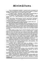 Konspekts 'Minimālisms', 1.