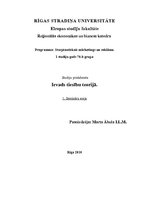 Eseja 'Kas ir tiesības, kāpēc tās ir nepieciešamas?', 1.