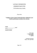 Referāts 'Valdījums kā lietu tiesību institūts romiešu civiltiesībās un šī institūta pieli', 1.
