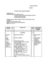 Konspekts 'Sporta stundas konspekts futbolā 4.klasei', 1.