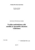 Referāts 'Vecāku audzināšanas stils saistībā ar pusaudžu rakstura veidošanos', 1.