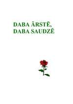 Referāts 'Daba ārstē, daba saudzē', 1.