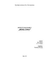 Referāts 'Reklāma Latvijā', 1.