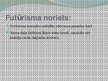 Prezentācija 'Futūrisms', 15.